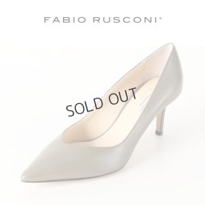 画像1: {SOLD}FABIO RUSCONI ファビオルスコーニ BANGO CAPRETTO スムースポインテッドトゥパンプス{0198-41900-10740-AHA}