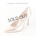 {SOLD}FABIO RUSCONI ファビオルスコーニ NATALY LUXER ポインテッドトゥヒールパンプス{-AHA}