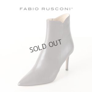 画像1: {SOLD}FABIO RUSCONI ファビオルスコーニ NICK GUANTINO スムースポインテッドトゥショートブーツ{-AHA}
