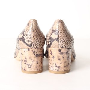 画像4: 【 30%OFF セール37,400円→26,180円】 FABIO RUSCONI ファビオルスコーニ SOFIA 167 PITONE サケットチャンキーヒールパンプス{-AIS}