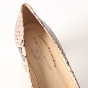 画像8: 【 30%OFF セール37,400円→26,180円】 FABIO RUSCONI ファビオルスコーニ SOFIA 167 PITONE サケットチャンキーヒールパンプス{-AIS}