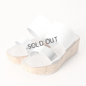 画像2: {SOLD}FABIO RUSCONI ファビオルスコーニ JENNY 800 OCEANO コルク厚底ウェッジサンダル{-AIS}