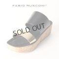 {SOLD}FABIO RUSCONI ファビオルスコーニ JENNY 800 OCEANO コルク厚底ウェッジサンダル{-AIS}