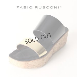 画像1: {SOLD}FABIO RUSCONI ファビオルスコーニ JENNY 800 OCEANO コルク厚底ウェッジサンダル{-AIS}