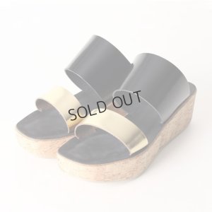 画像2: {SOLD}FABIO RUSCONI ファビオルスコーニ JENNY 800 OCEANO コルク厚底ウェッジサンダル{-AIS}