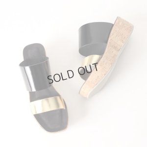 画像10: {SOLD}FABIO RUSCONI ファビオルスコーニ JENNY 800 OCEANO コルク厚底ウェッジサンダル{-AIS}