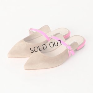 画像2: {SOLD}FABIO RUSCONI ファビオルスコーニ S-5294 スエードポインテッドトゥフラットパンプス{-BJS}