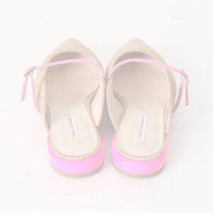 画像4:  {SOLD} FABIO RUSCONI ファビオルスコーニ S-5294 スエードポインテッドトゥフラットパンプス{-BJS}