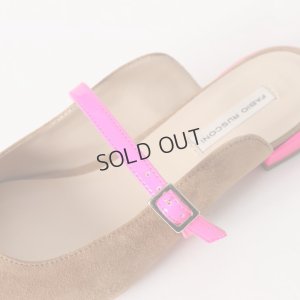 画像7: {SOLD}FABIO RUSCONI ファビオルスコーニ S-5294 スエードポインテッドトゥフラットパンプス{-BJS}