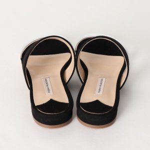 画像4: 【 30%OFF セール24,200円→16,940円】 FABIO RUSCONI ファビオルスコーニ S-5348 スエード×スムースダブルストラップフラットサンダル{-BJS}