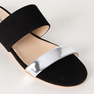 画像7: 【 30%OFF セール24,200円→16,940円】 FABIO RUSCONI ファビオルスコーニ S-5348 スエード×スムースダブルストラップフラットサンダル{-BJS}