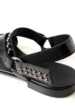 画像5: GIUSEPPE ZANOTTI ジュゼッペザノッティ GZM FLAT SANDAL ZAK{01EU00042ZA-999-BJS}