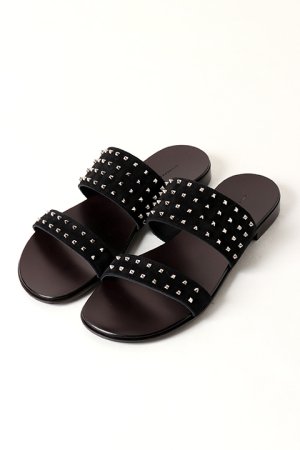 画像1: GIUSEPPE ZANOTTI ジュゼッペザノッティ GZ4 FLAT SANDAL GIM{-BJS}