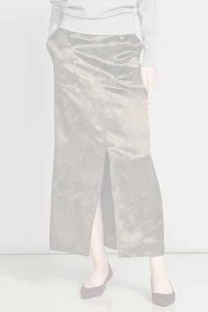 画像1:   ダブスタ ダブルスタンダードクロージング｜DOUBLE STANDARD CLOTHING DSC / ブラシ柄スリットタイトスカート{-BCA}