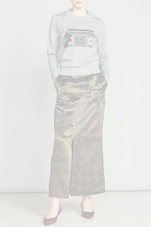画像9:   ダブスタ ダブルスタンダードクロージング｜DOUBLE STANDARD CLOTHING DSC / ブラシ柄スリットタイトスカート{-BCA}