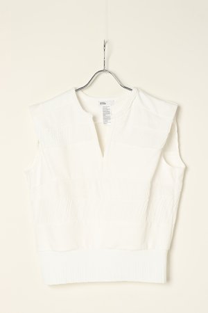 画像3: 【 20%OFF セール｜25,300円→20,240円】 DOUBLE STANDARD CLOTHING ダブルスタンダードクロージング DSC / シフォン＋ポンチ異素材トップス{-BBS}