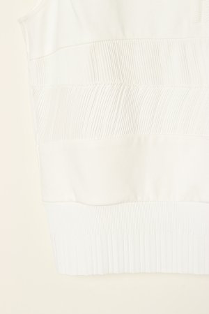 画像5: 【 20%OFF セール｜25,300円→20,240円】 DOUBLE STANDARD CLOTHING ダブルスタンダードクロージング DSC / シフォン＋ポンチ異素材トップス{-BBS}