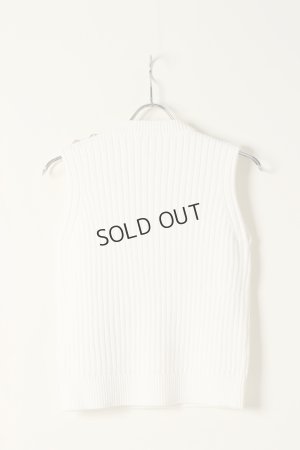 画像6: {SOLD}DOUBLE STANDARD CLOTHING ダブルスタンダードクロージング ノースリーブリブニット{-BBS}