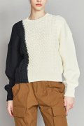 ダブスタ ダブルスタンダードクロージング｜DOUBLE STANDARD CLOTHING DSC / バイカラーケーブルニット{-BCA}