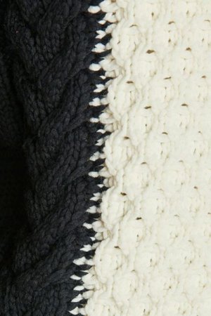 画像7: 【 40%OFF セール40,700円→24,420円】 ダブスタ ダブルスタンダードクロージング｜DOUBLE STANDARD CLOTHING DSC / バイカラーケーブルニット{-BCA}