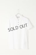 {SOLD}BALMAIN バルマン C&S POLO EMB-LOGO ON SLV{02.1011.I337-OFA-BJA}