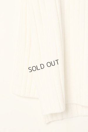 画像4: {SOLD}グレースコンチネンタル｜GRACE CONTINENTAL グレースクラス GRACE CLASS オフタートルリブニット{-BBA}