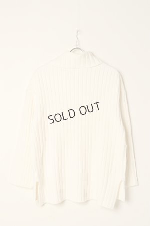 画像5: {SOLD}グレースコンチネンタル｜GRACE CONTINENTAL グレースクラス GRACE CLASS オフタートルリブニット{-BBA}