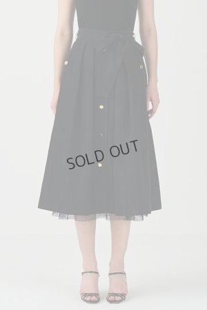 画像3: {SOLD}グレースコンチネンタル｜GRACE CONTINENTAL グレースクラス GRACE CLASS レイヤードタックスカート{-BDA}