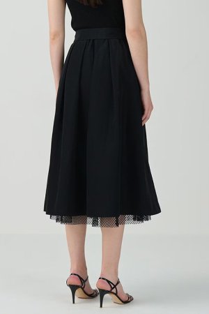 画像5: 【 40%OFF セール52,800円→31,680円】 グレースコンチネンタル｜GRACE CONTINENTAL グレースクラス GRACE CLASS レイヤードタックスカート{-BDA}