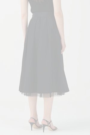 画像5:   グレースコンチネンタル｜GRACE CONTINENTAL グレースクラス GRACE CLASS レイヤードタックスカート{-BDA}