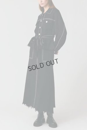 画像3: {SOLD}グレースコンチネンタル｜GRACE CONTINENTAL グレースクラス GRACE CLASS ミラノリブロングスカート{-BES}