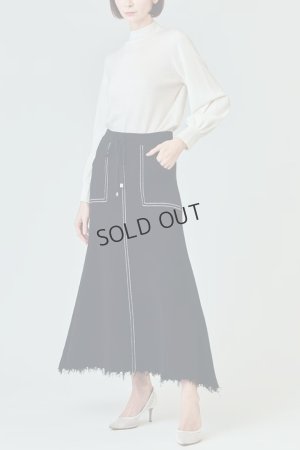 画像4: {SOLD}グレースコンチネンタル｜GRACE CONTINENTAL グレースクラス GRACE CLASS ミラノリブロングスカート{-BES}