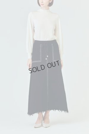 画像7: {SOLD}グレースコンチネンタル｜GRACE CONTINENTAL グレースクラス GRACE CLASS ミラノリブロングスカート{-BES}