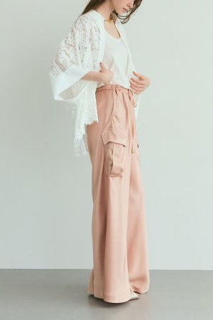 画像3: ★取り寄せリクエスト注文受付中★ グレースコンチネンタル｜GRACE CONTINENTAL グレースクラス GRACE CLASS ダブルサテンイージーパンツ{-BEA}