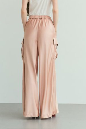 画像4: ★取り寄せリクエスト注文受付中★ グレースコンチネンタル｜GRACE CONTINENTAL グレースクラス GRACE CLASS ダブルサテンイージーパンツ{-BEA}