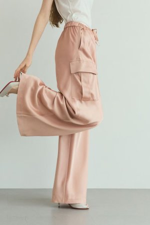 画像5: ★取り寄せリクエスト注文受付中★ グレースコンチネンタル｜GRACE CONTINENTAL グレースクラス GRACE CLASS ダブルサテンイージーパンツ{-BEA}