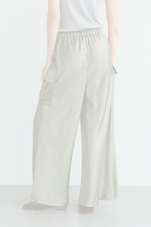 画像3:  {SOLD} グレースコンチネンタル｜GRACE CONTINENTAL グレースクラス GRACE CLASS ダブルサテンイージーパンツ{-BEA}