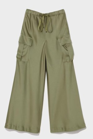 画像8: グレースコンチネンタル｜GRACE CONTINENTAL グレースクラス GRACE CLASS ダブルサテンイージーパンツ{-BEA}