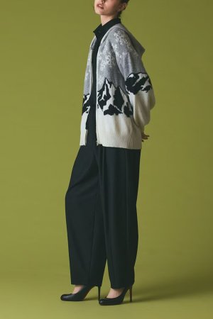 画像2: グレースコンチネンタル｜GRACE CONTINENTAL グレースクラス GRACE CLASS スノージャガードニットフーデ{-BEA}