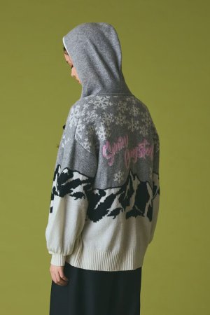 画像6: グレースコンチネンタル｜GRACE CONTINENTAL グレースクラス GRACE CLASS スノージャガードニットフーデ{-BEA}