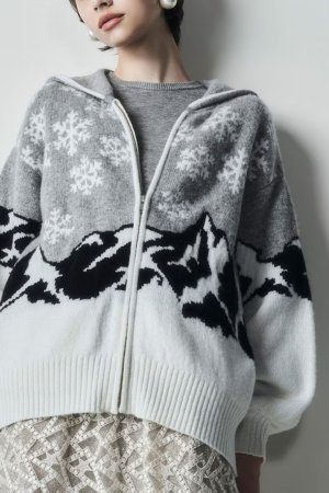 画像7: グレースコンチネンタル｜GRACE CONTINENTAL グレースクラス GRACE CLASS スノージャガードニットフーデ{-BEA}