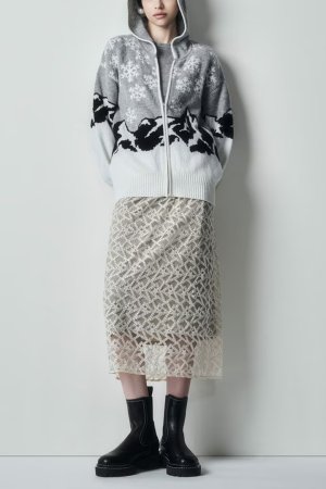 画像8: グレースコンチネンタル｜GRACE CONTINENTAL グレースクラス GRACE CLASS スノージャガードニットフーデ{-BEA}