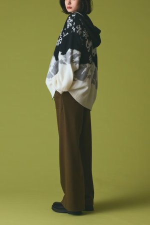 画像4: グレースコンチネンタル｜GRACE CONTINENTAL グレースクラス GRACE CLASS スノージャガードニットフーデ{-BEA}