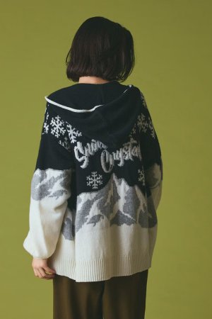 画像7: グレースコンチネンタル｜GRACE CONTINENTAL グレースクラス GRACE CLASS スノージャガードニットフーデ{-BEA}