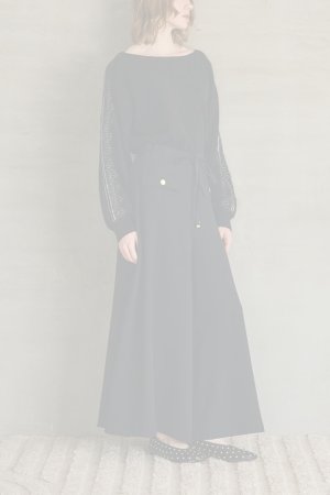 画像3:  {SOLD} グレースコンチネンタル｜GRACE CONTINENTAL グレースクラス GRACE CLASS ワイドフレアパンツ{-BFS}