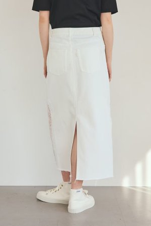 画像4: グレースコンチネンタル｜GRACE CONTINENTAL グレースクラス GRACE CLASS サイドレースデニムスカート{-BFS}