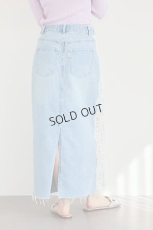 画像6: グレースコンチネンタル｜GRACE CONTINENTAL グレースクラス GRACE CLASS サイドレースデニムスカート{-BFS}