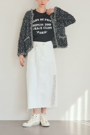 画像5: グレースコンチネンタル｜GRACE CONTINENTAL グレースクラス GRACE CLASS ステンシルレタードT{-BFS}