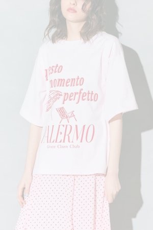 画像1:  {SOLD} グレースコンチネンタル｜GRACE CONTINENTAL グレースクラス GRACE CLASS リゾートビーチTシャツ{-BFS}