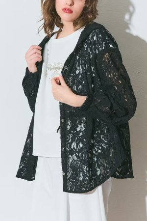 画像1: グレースコンチネンタル｜GRACE CONTINENTAL グレースクラス GRACE CLASS コードレースフーディ{-BFS}